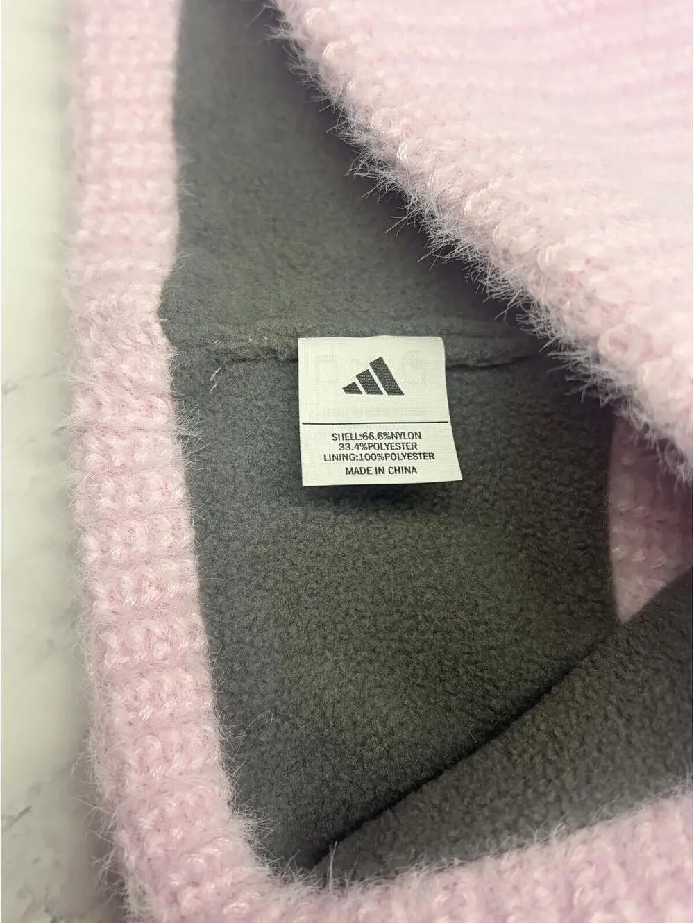 Adidas‎ Women’s Fuzzy Headband Pink Fleece Lined OSFW Winter Ear Warmer NWT